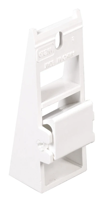 11 In. H X 8 In. W X 7 In. L White Vinyl Fascia Fixer Model T0539