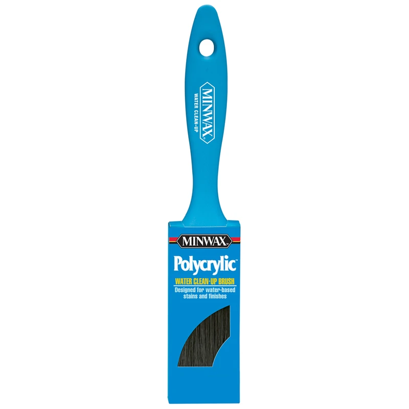Polycrylic 2 In. Flat Stain Brush - Nylon Polyester Bristles