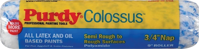 Purdy Colossus Polyamide Fabric 9 in. W X 3/4 in. Paint Roller Cover 1 pk