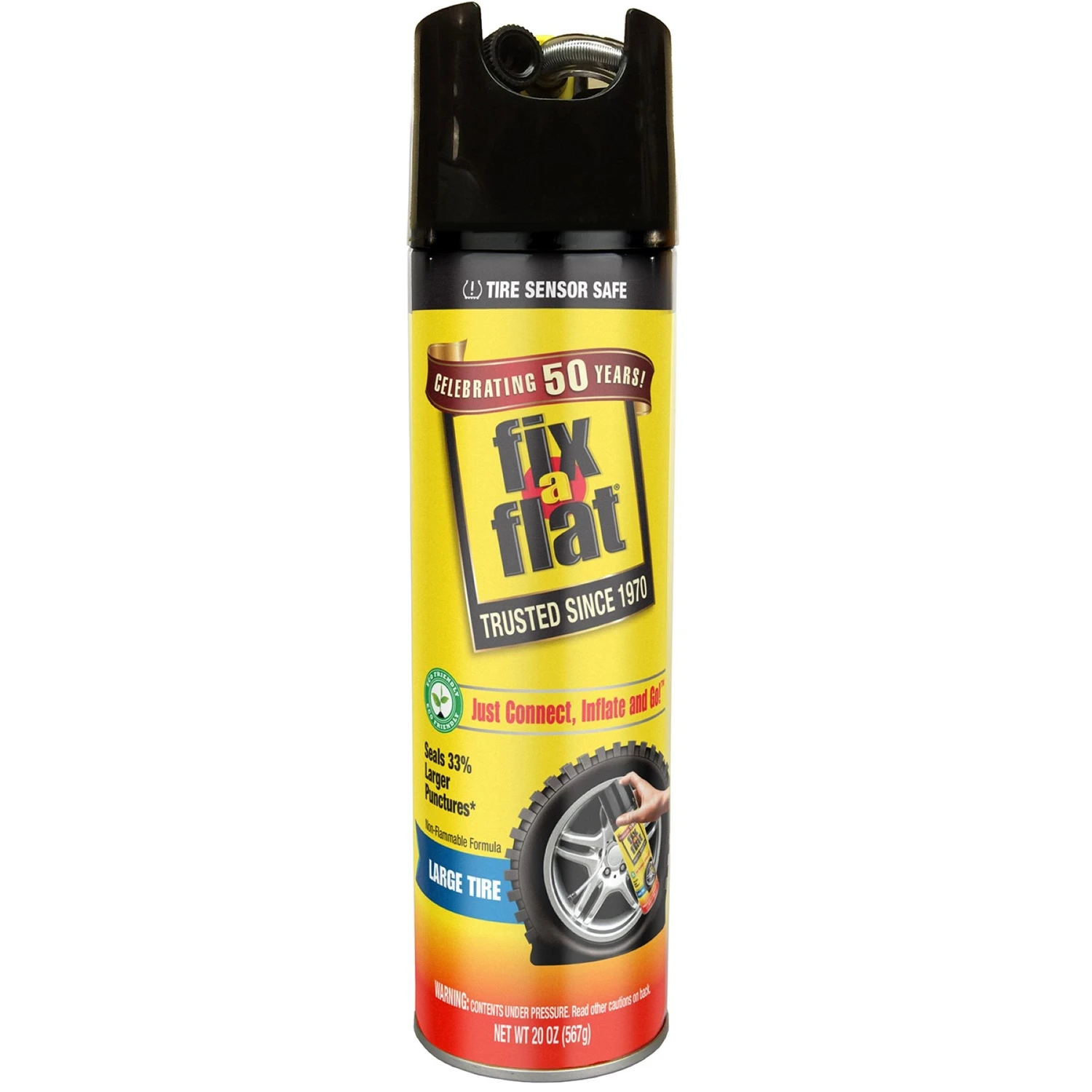 Eco-friendly Tire Inflator And Sealer 20 Oz For Trucks, Suvs, And Vans