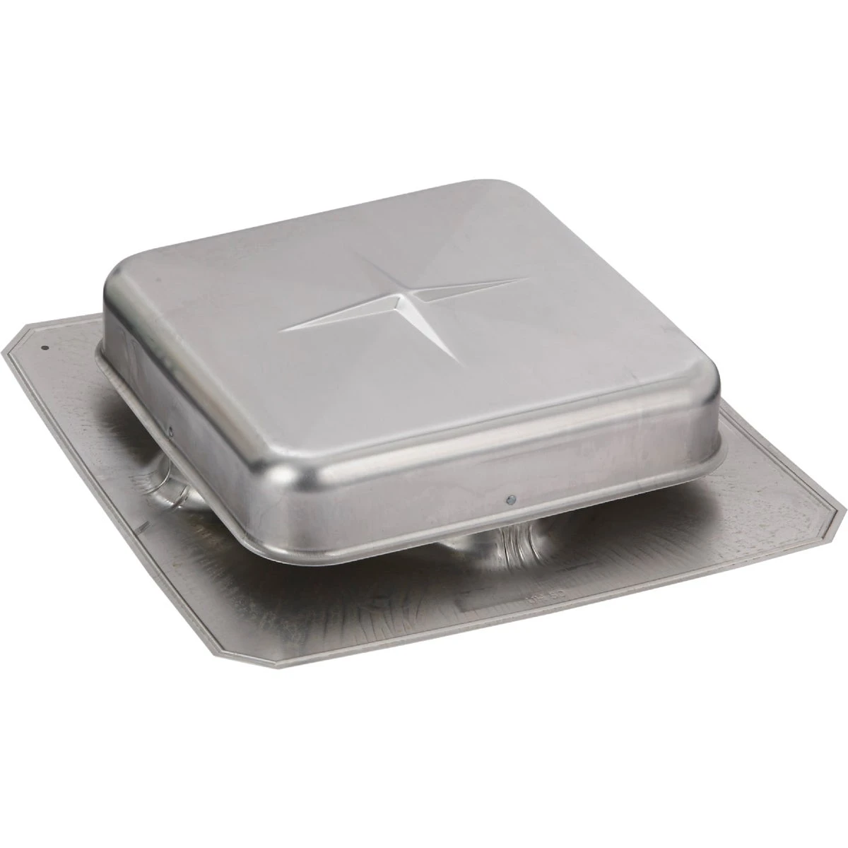50 In. Mill Aluminum Square Roof Vent With 8 In. Opening