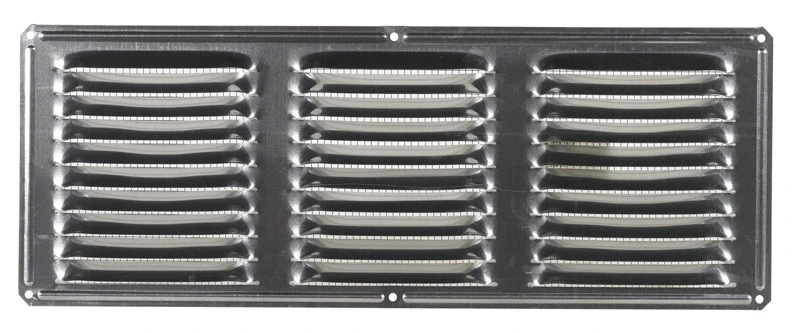 16 In. W X 6 In. L Mill Aluminum Under Eave Vent Model 84115