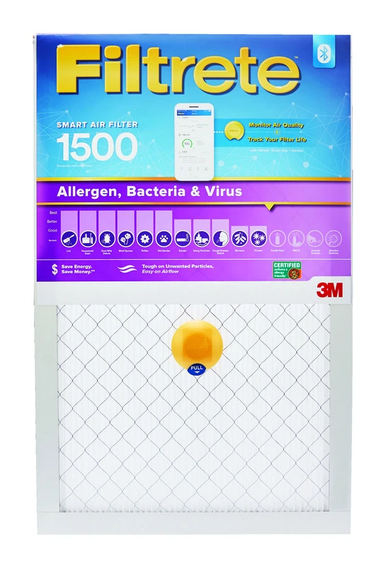 16x20 x 1 In. Smart Bluetooth Air Filter, 1500 Rating