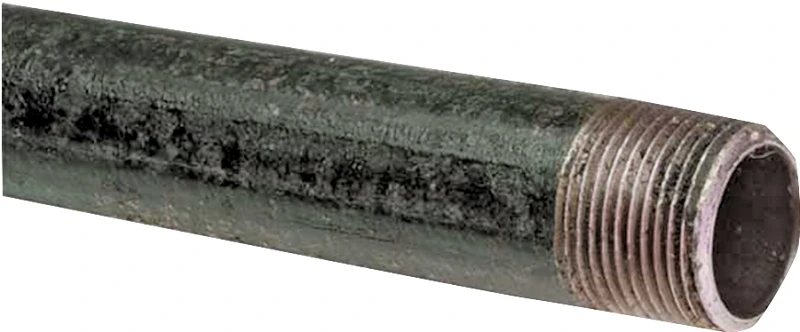 3/8 In. X 10 Ft. Carbon Steel Threaded Black Pipe - Schedule 40