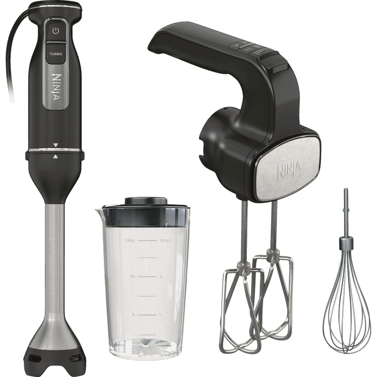 Power Mixer System Ci101 - 5-speed Hand Mixer & Immersion Blender Combo
