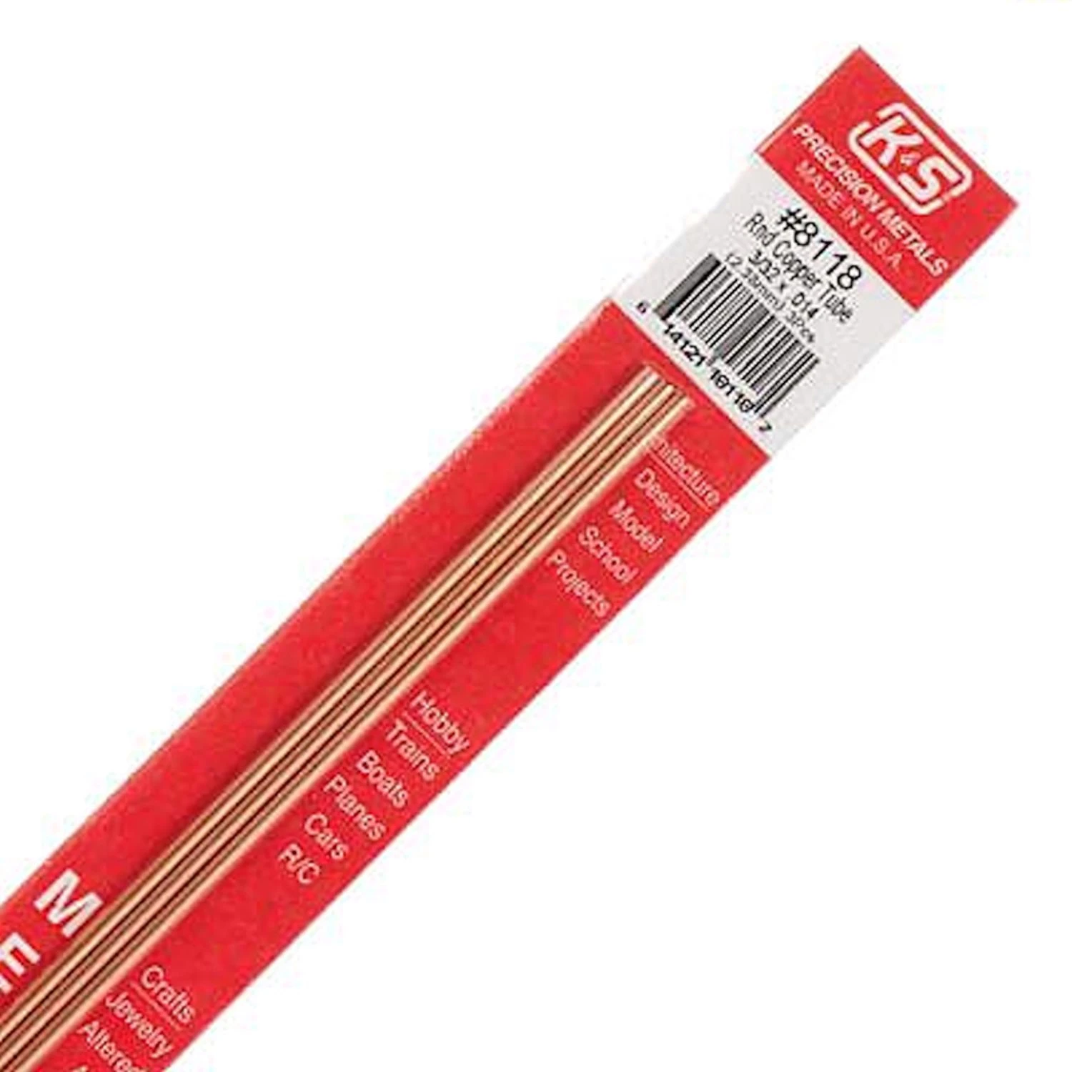 Copper Tube, 3/32 OD x 12 In., 3-Pk.
