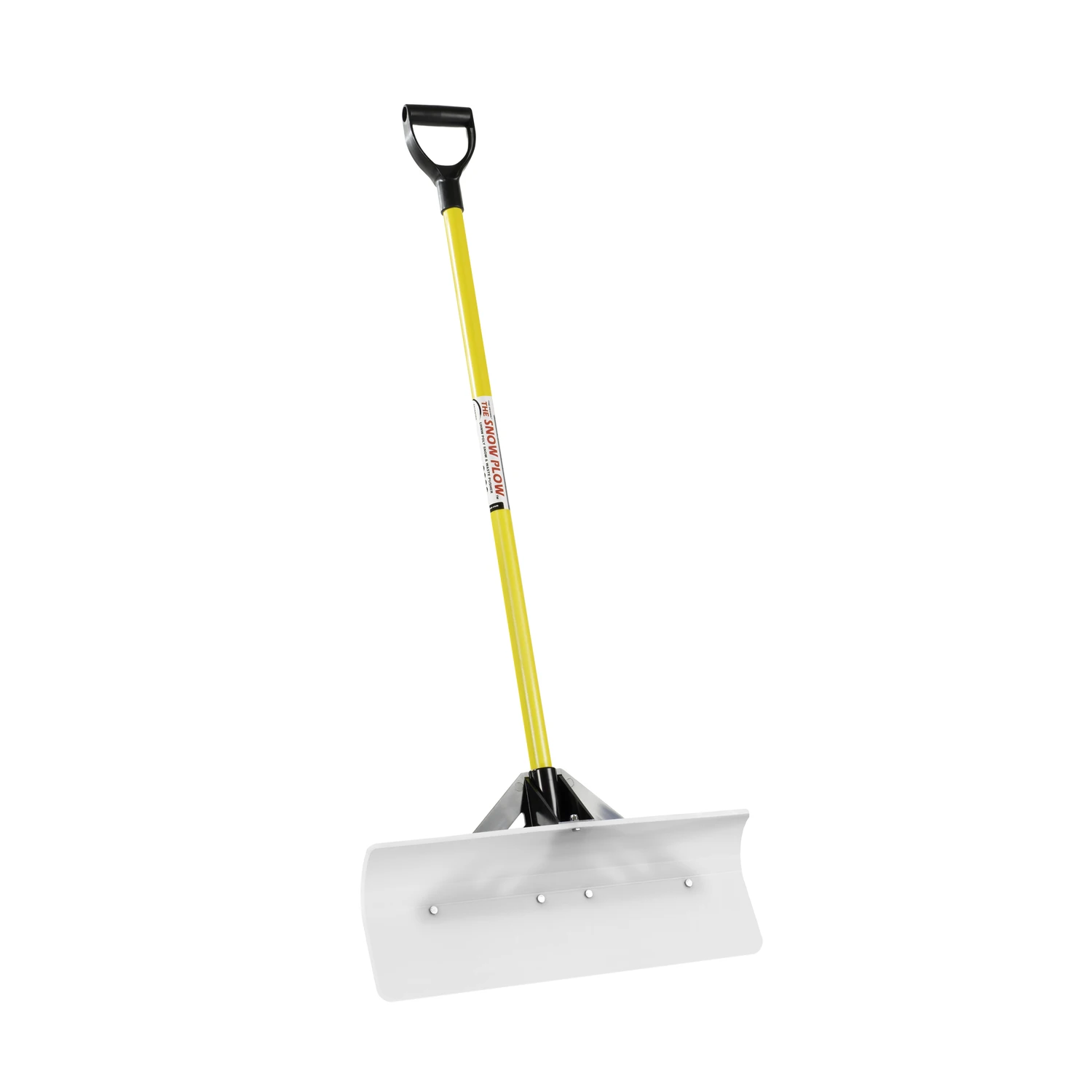 The Snow Plow 24 In. Original Snow Pusher With Fiberglass Handle And Uhmw Blade