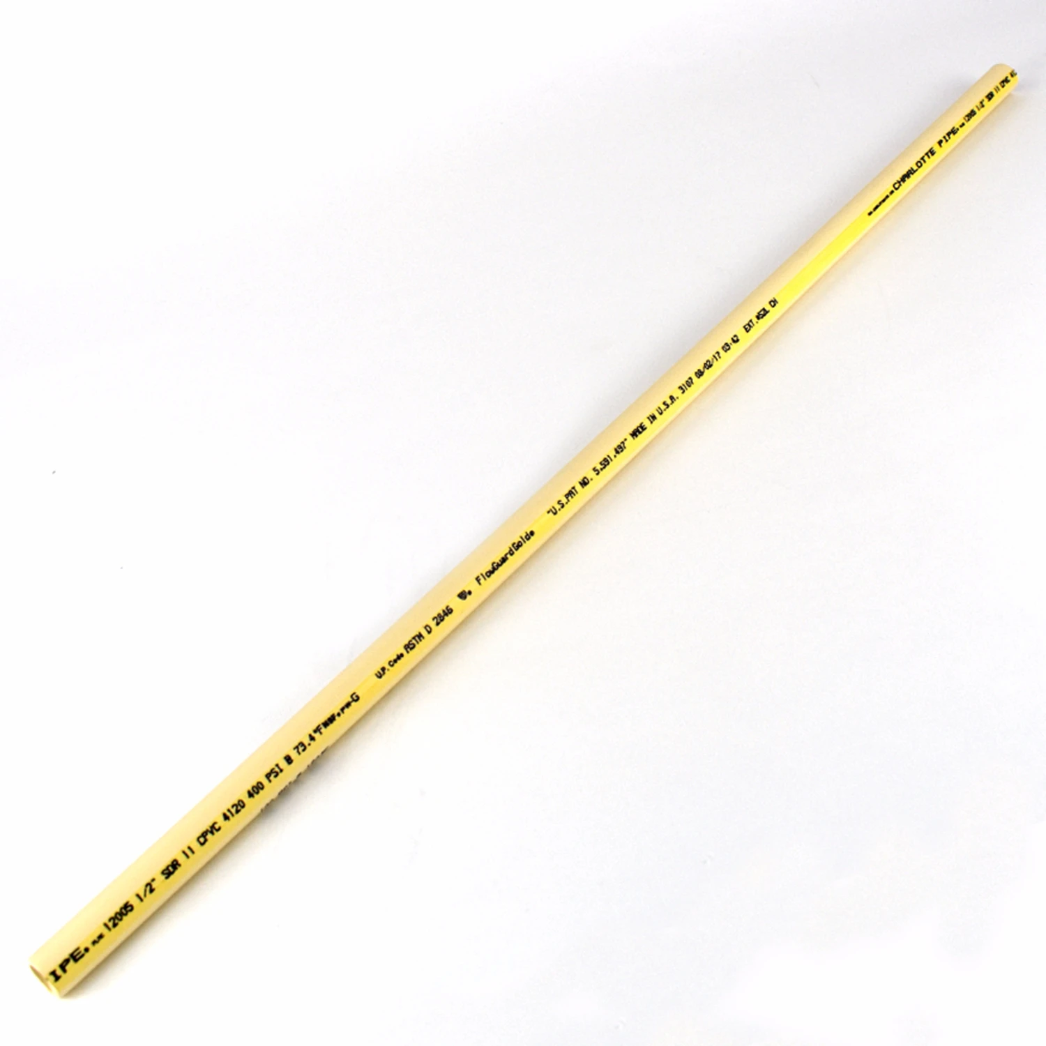 1/2 In. X 2 Ft. Cpvc Schedule 40 Water Supply Pipe