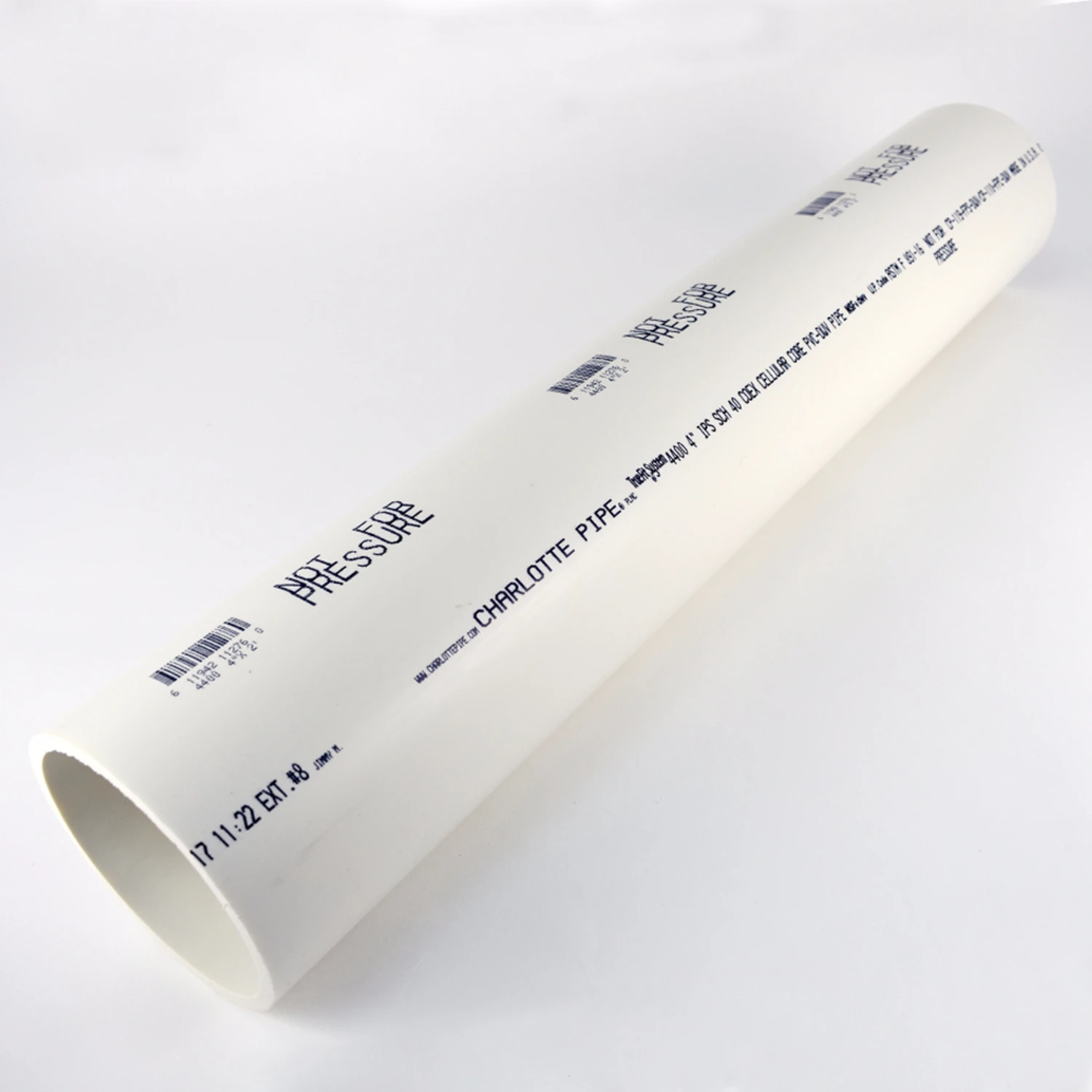 4 In. X 2 Ft. Schedule 40 Pvc-dwv Cellular Core Pipe