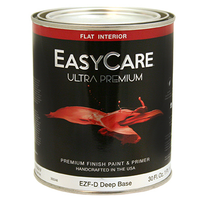 Interior Latex Paint & Primer, Deep Base, 1-Qt.