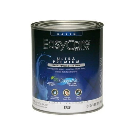 Ultra Premium Interior Latex Paint & Primer, Deep Base Satin, 1 Qt.