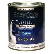 Ultra Premium Latex Ceiling Paint, Brite White Flat, 1 Qt.