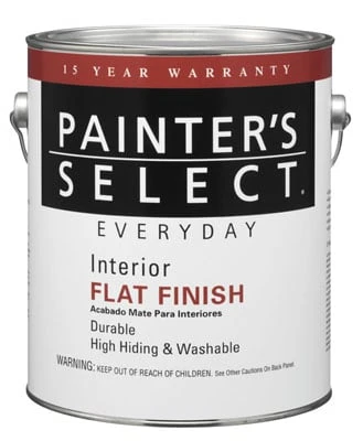 Everyday Interior Latex Paint, Flat Deep Base, 1-Gallon