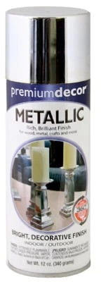 Premium Decor Silver Spray Paint, 12 Oz. - Model Pds90-aer