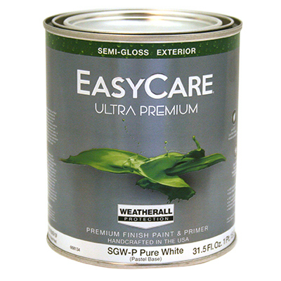Ultra Premium Exterior Latex Paint, Semi Gloss Pastel Base, 1-Qt.