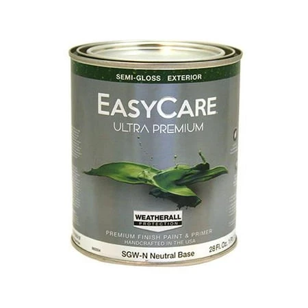 Ultra Premium WeatherAll Exterior Latex House Paint, Semi-Gloss Neutral Base, 1 Qt.