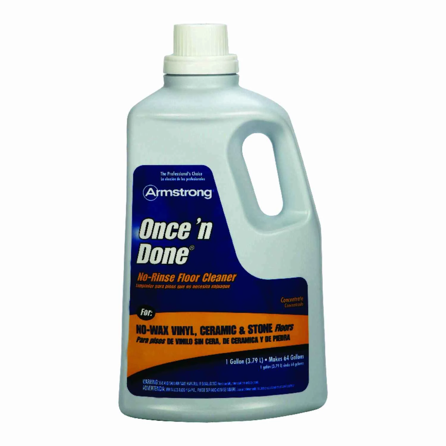 Once'n Done Citrus Scent Floor Cleaner Liquid 1 Gallon - Concentrated Formula
