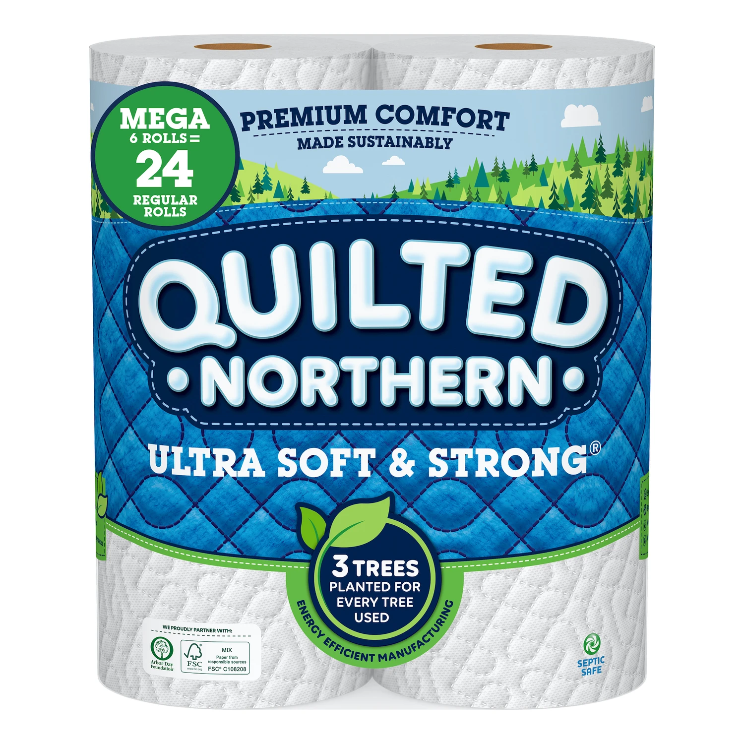 2-Ply Mega Roll Toilet Paper, 6-Pk.