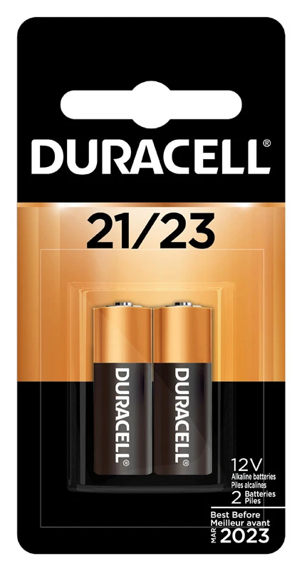 Duracell Alkaline 21/23 12 V 50 mAh Security and Electronic Battery 2 pk