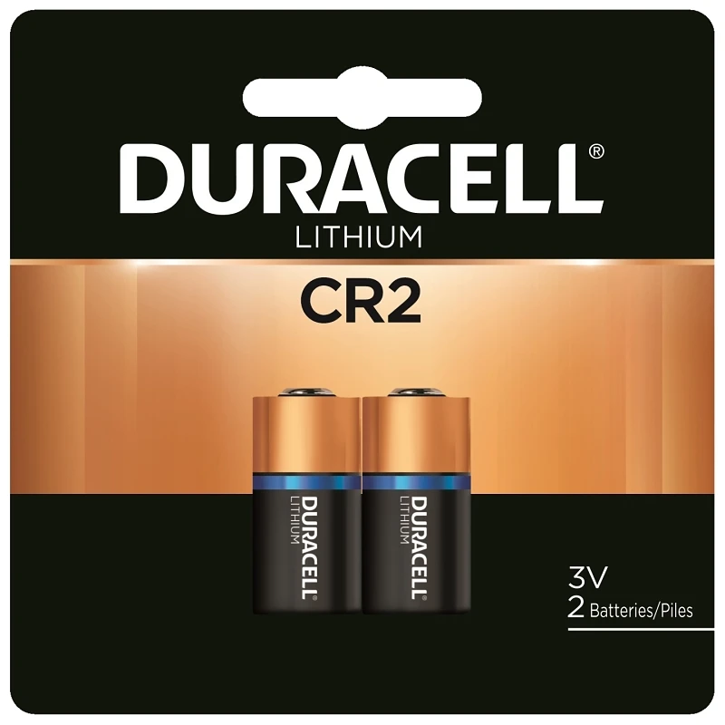 Duracell Lithium CR2 3 V 780 mAh Camera Battery DLCR2B2PK 2 pk