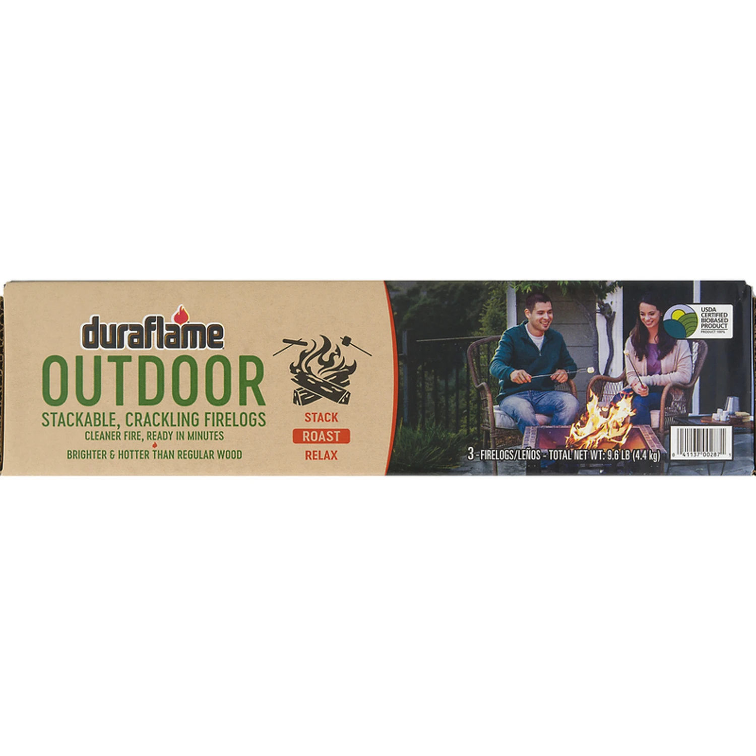 Outdoor Firelogs, 3.2-Lbs. Each, 3-Pk.