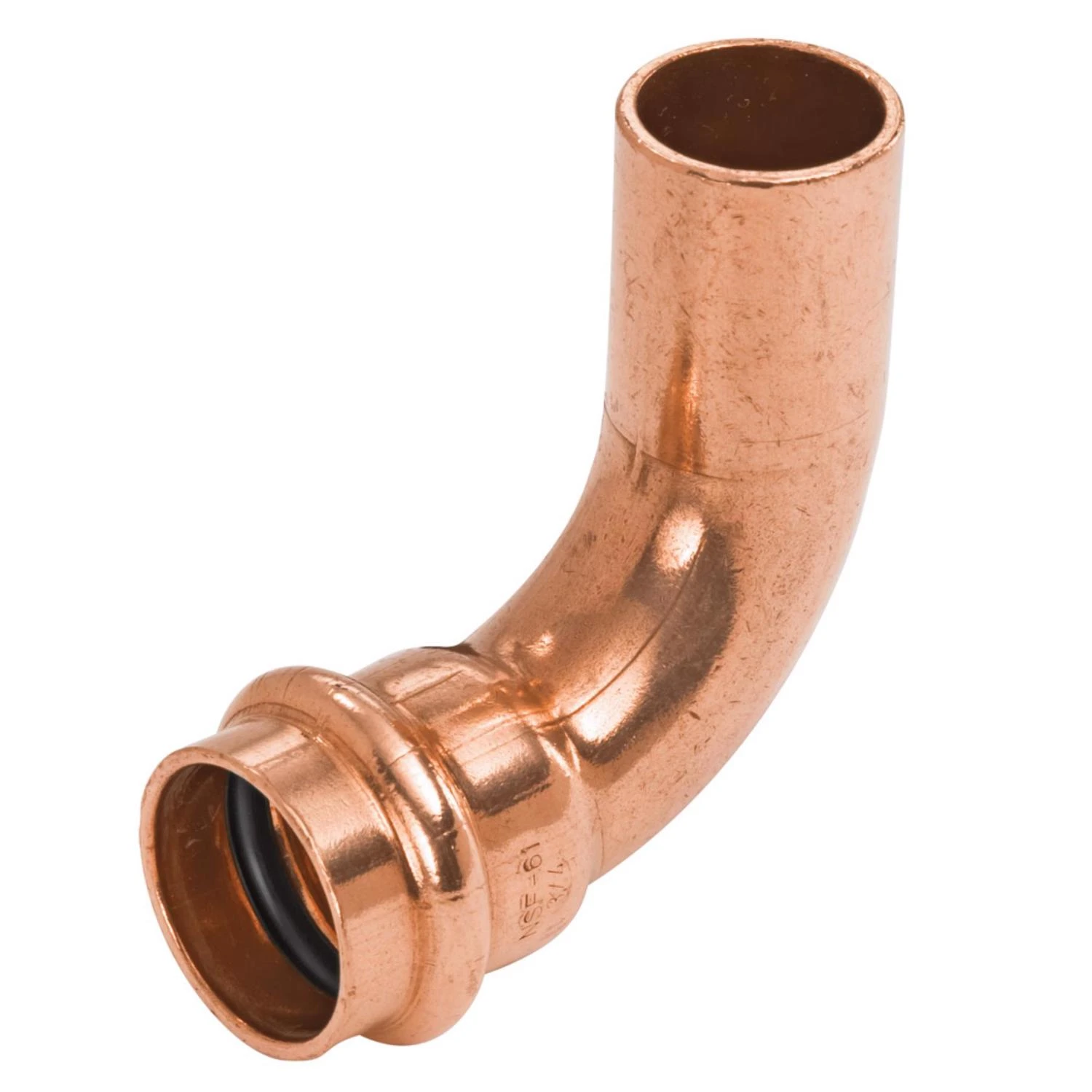 1/2 In. FTG by Press Copper Pipe Elbow, 90 Degrees
