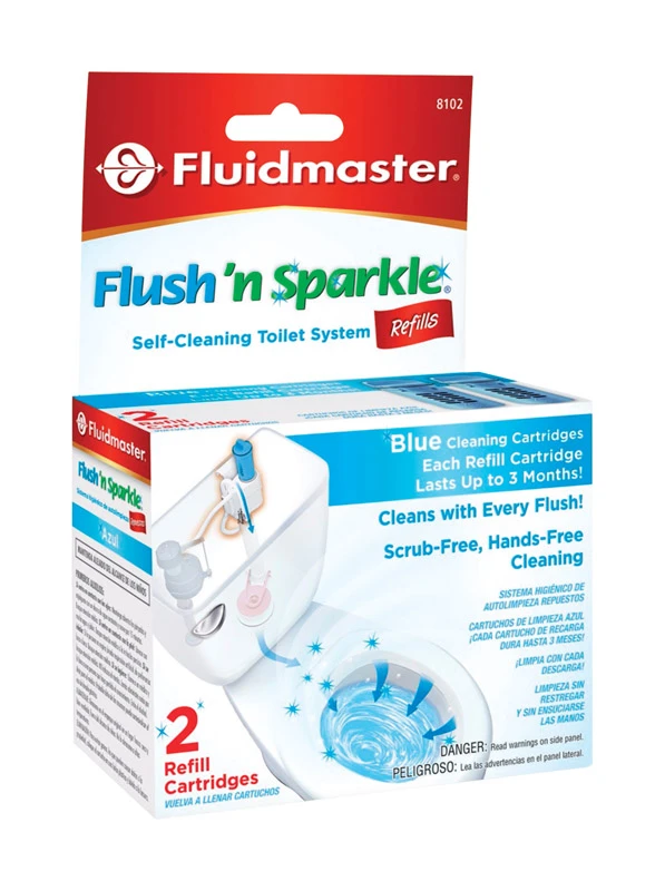 Toilet Bowl Cleaner Refill Cartridge, #8100, 2-Pk.