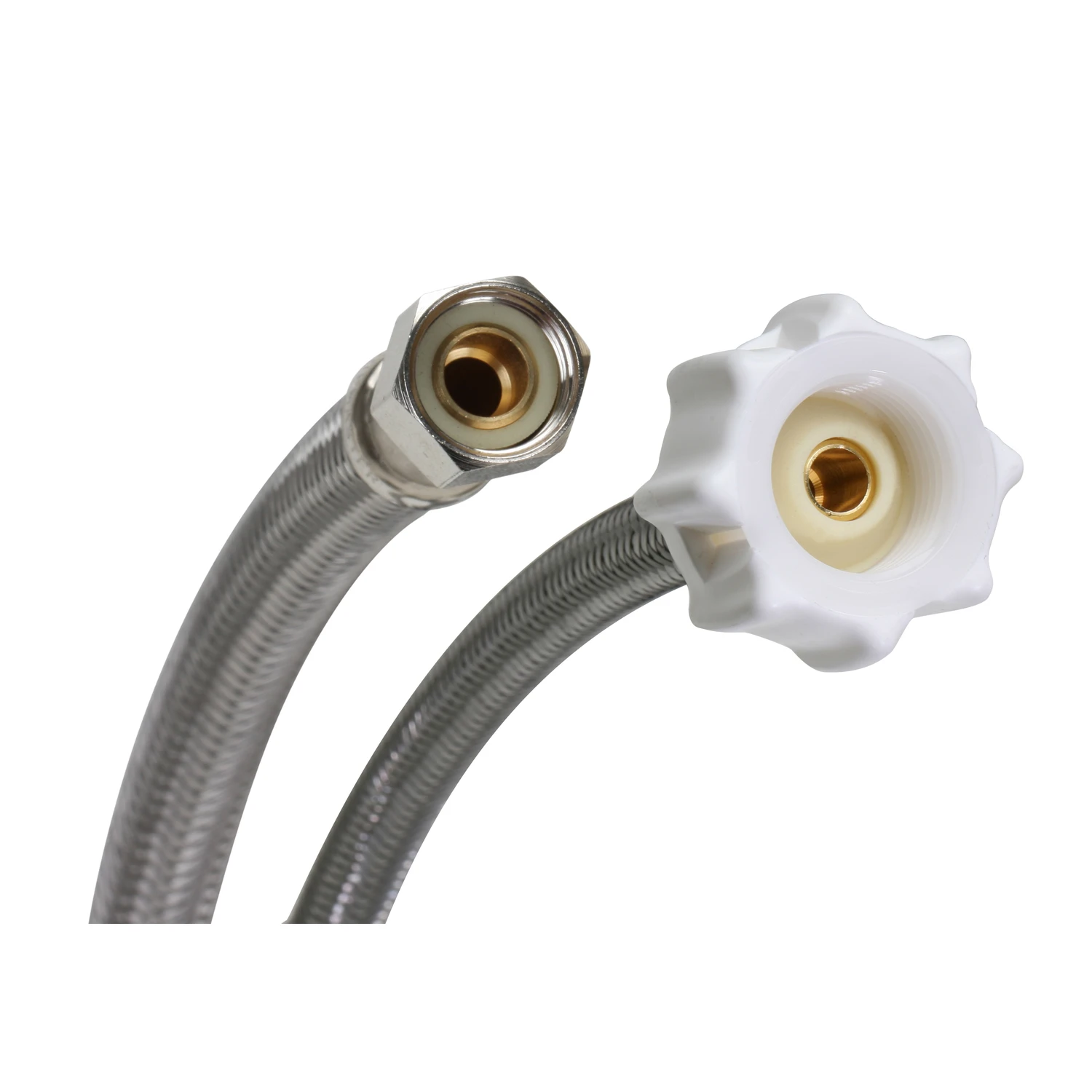 Click Seal 3/8 In. Compression X 7/8 In. Ballcock X 20 In. Braided Stainless Steel Toilet Connector