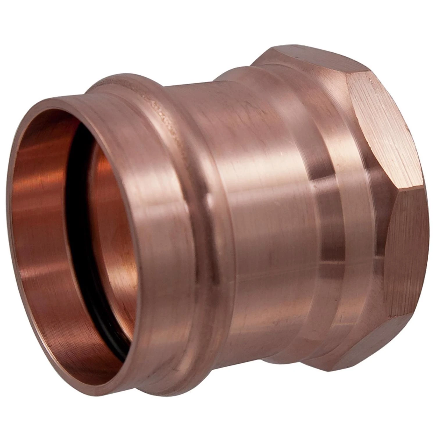 1 In. Press by Female Copper Pipe Adapter