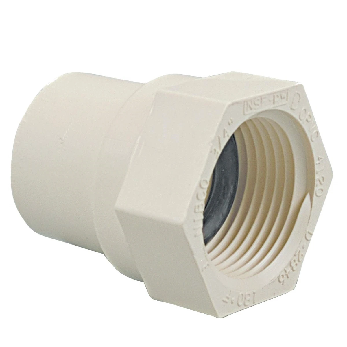 1 Inch Cpvc Pipe Adapter Fip With Neoprene Seal