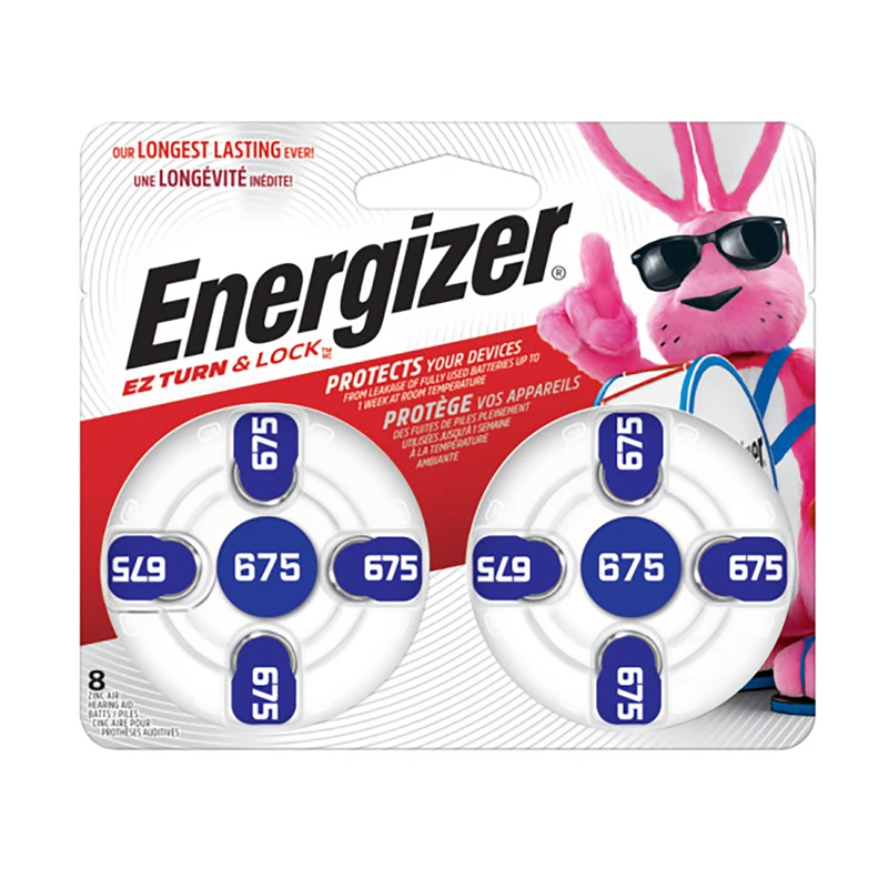 Hearing Aid Batteries, Size 675, Blue Tab, 8-Pk.