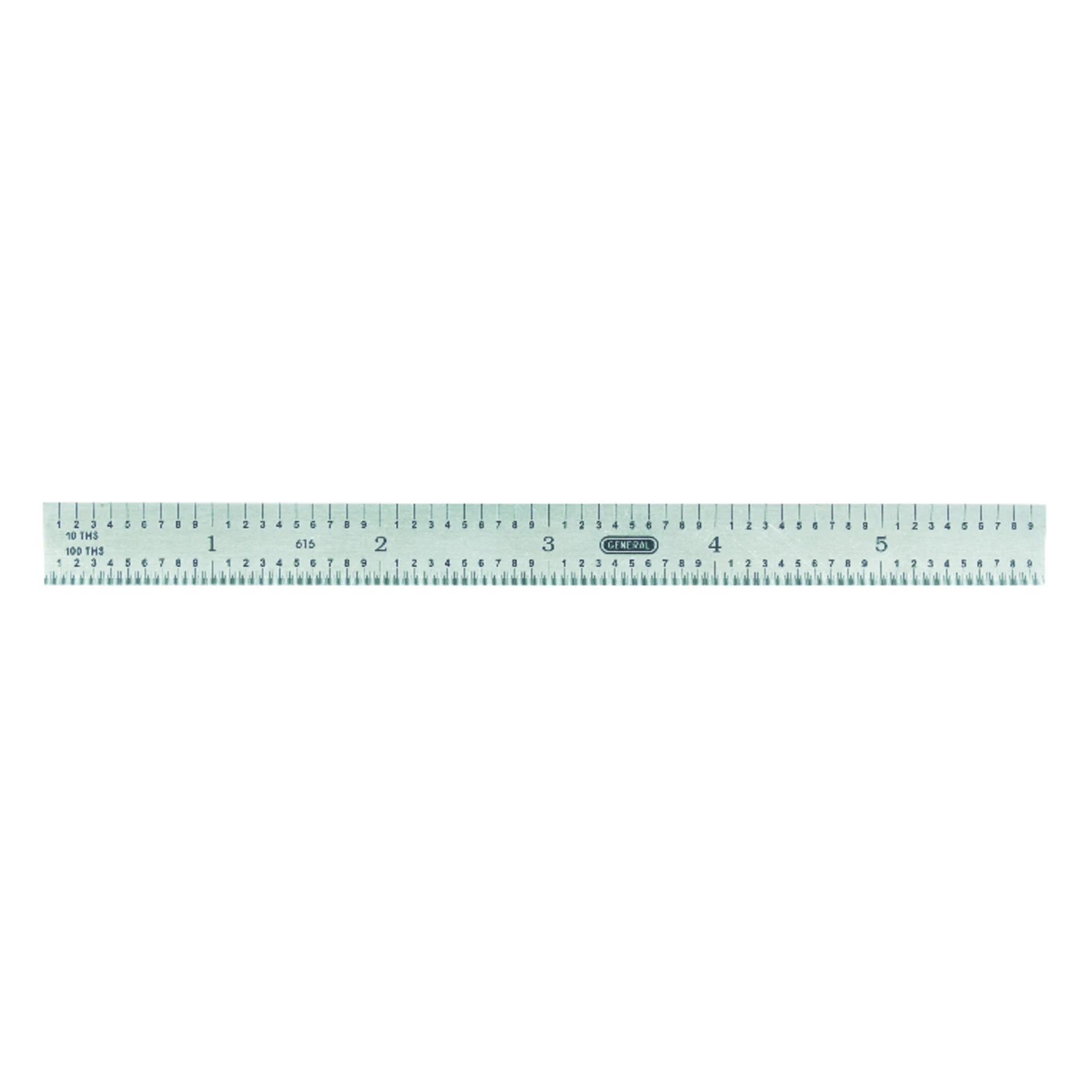 6 In. Flexible Stainless Steel Precision Straight Edge Ruler Model 616