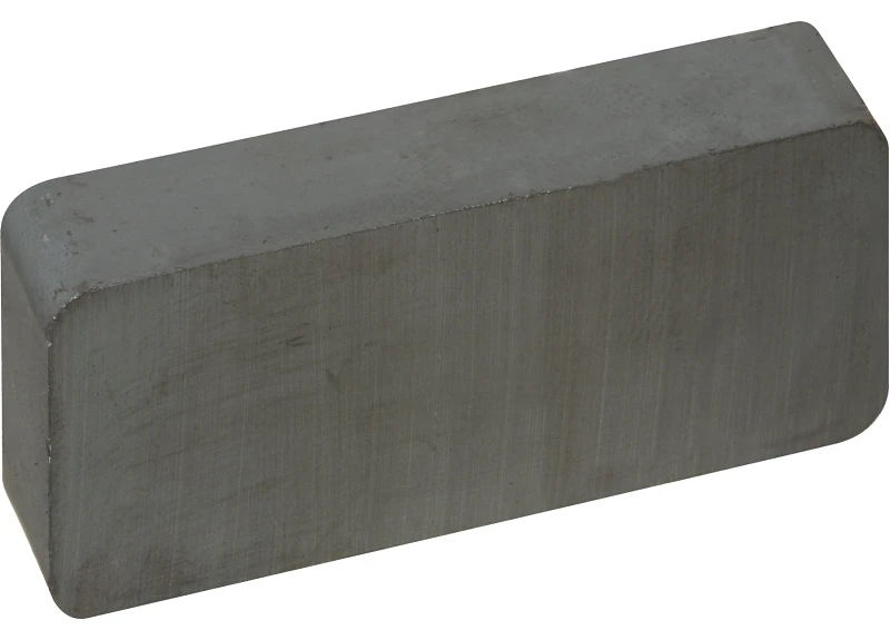 Block Magnet, 1-7/8 X 3/8 Inches, Ceramic, Model N302-315