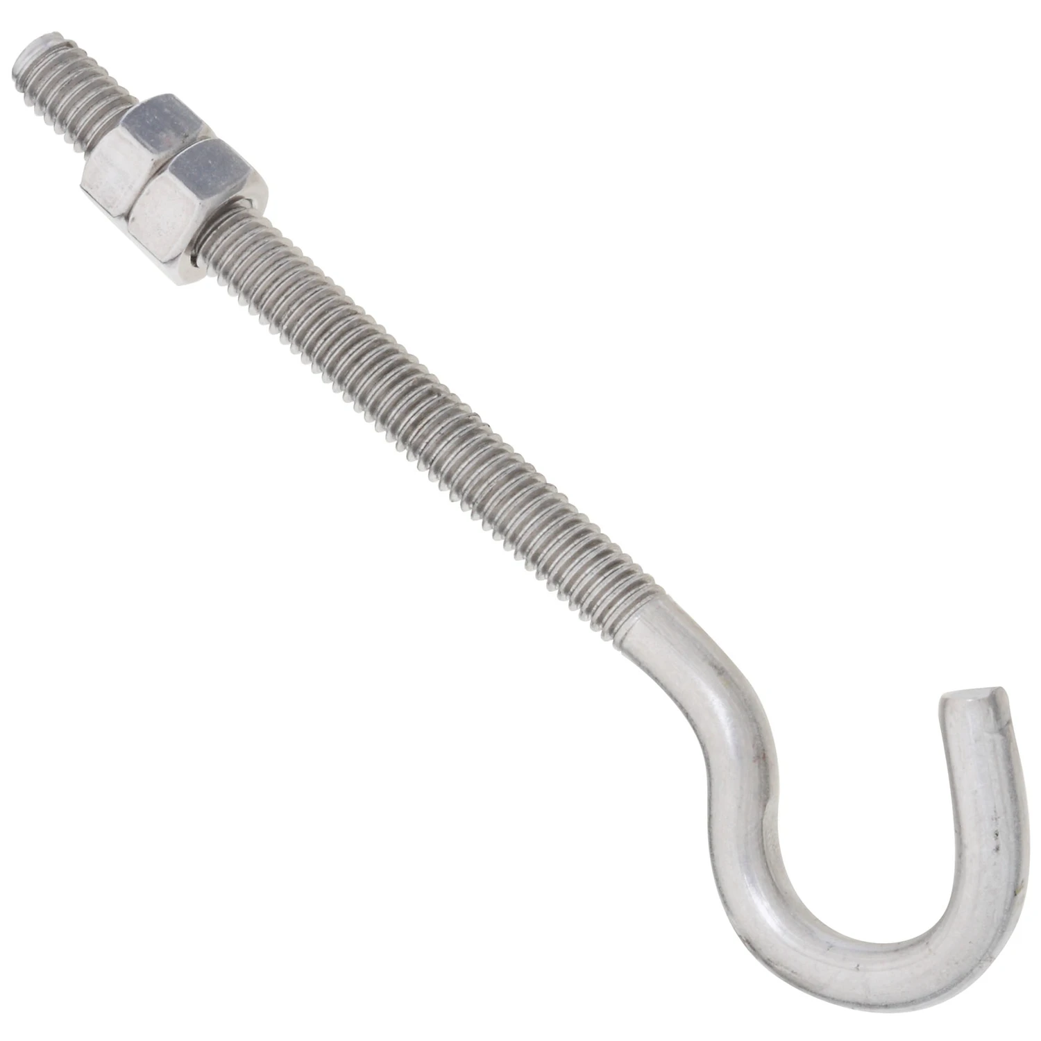 Hook Bolt, Stainless Steel, 5/16 x 5 In.