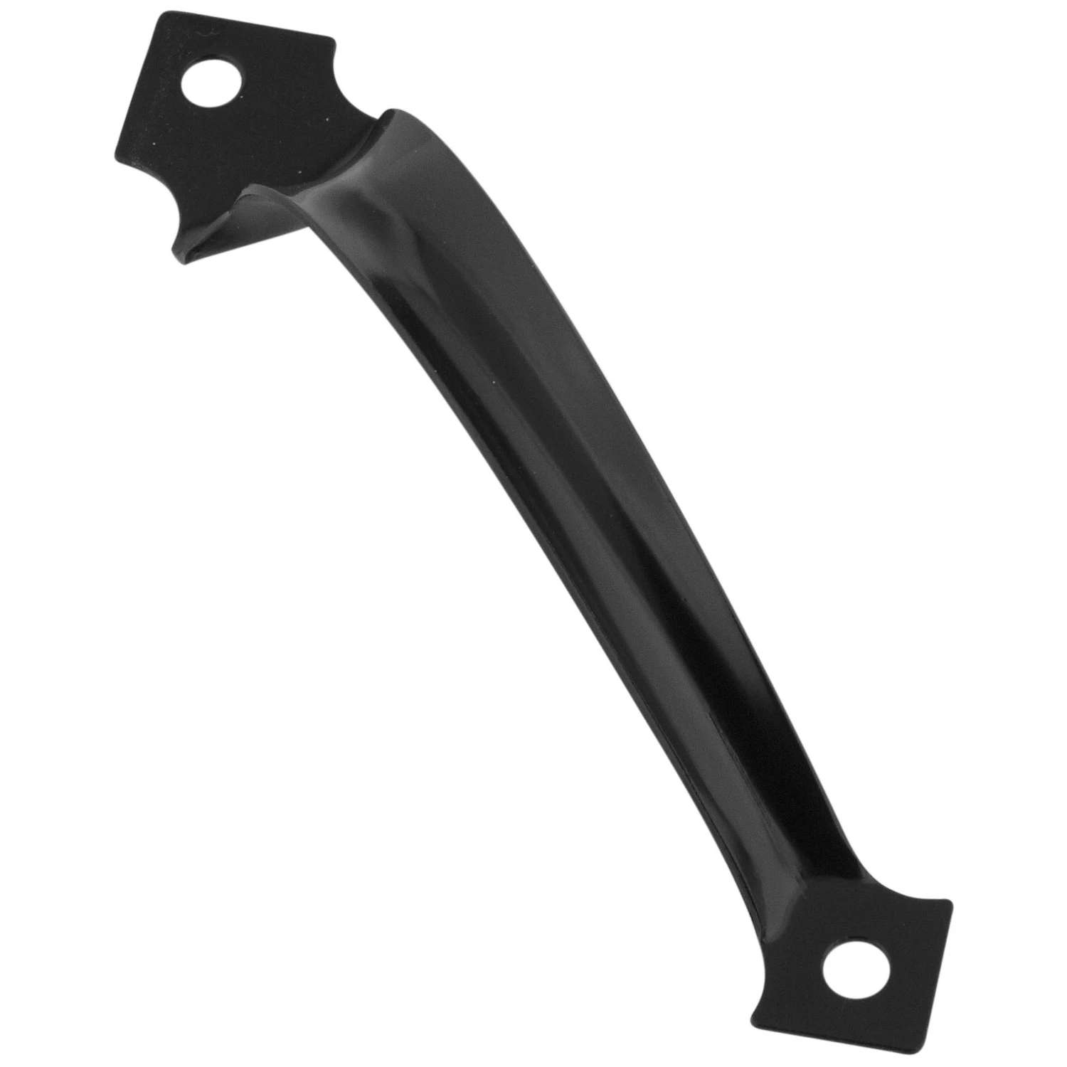 6-1/2 Inch Black Ornamental Gate Pull With Hex Lags Included