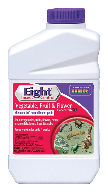Eight Insect Control Concentrate, 32 Ounce Bottle