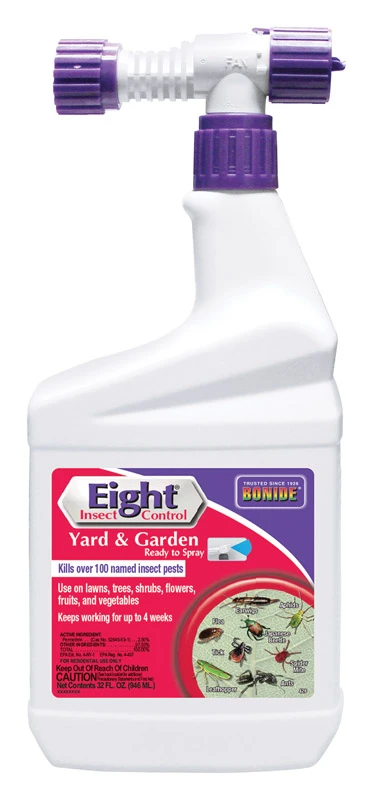 Eight 1 Qt. Ready To Spray Hose End Yard & Garden Insect Killer