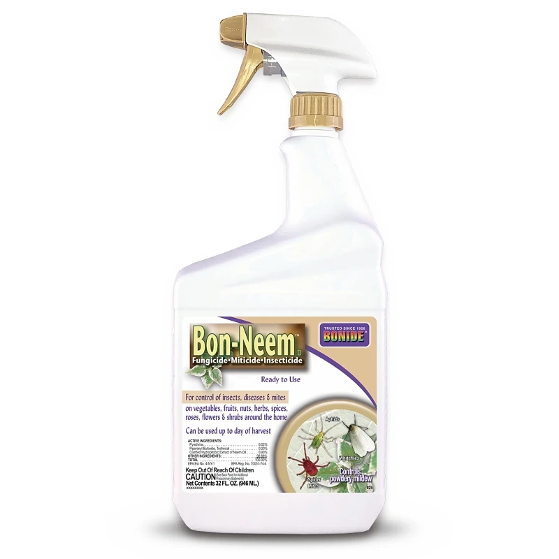 Bon-neem Ii Organic 3 In 1 Garden Insect Spray Liquid 32 Oz