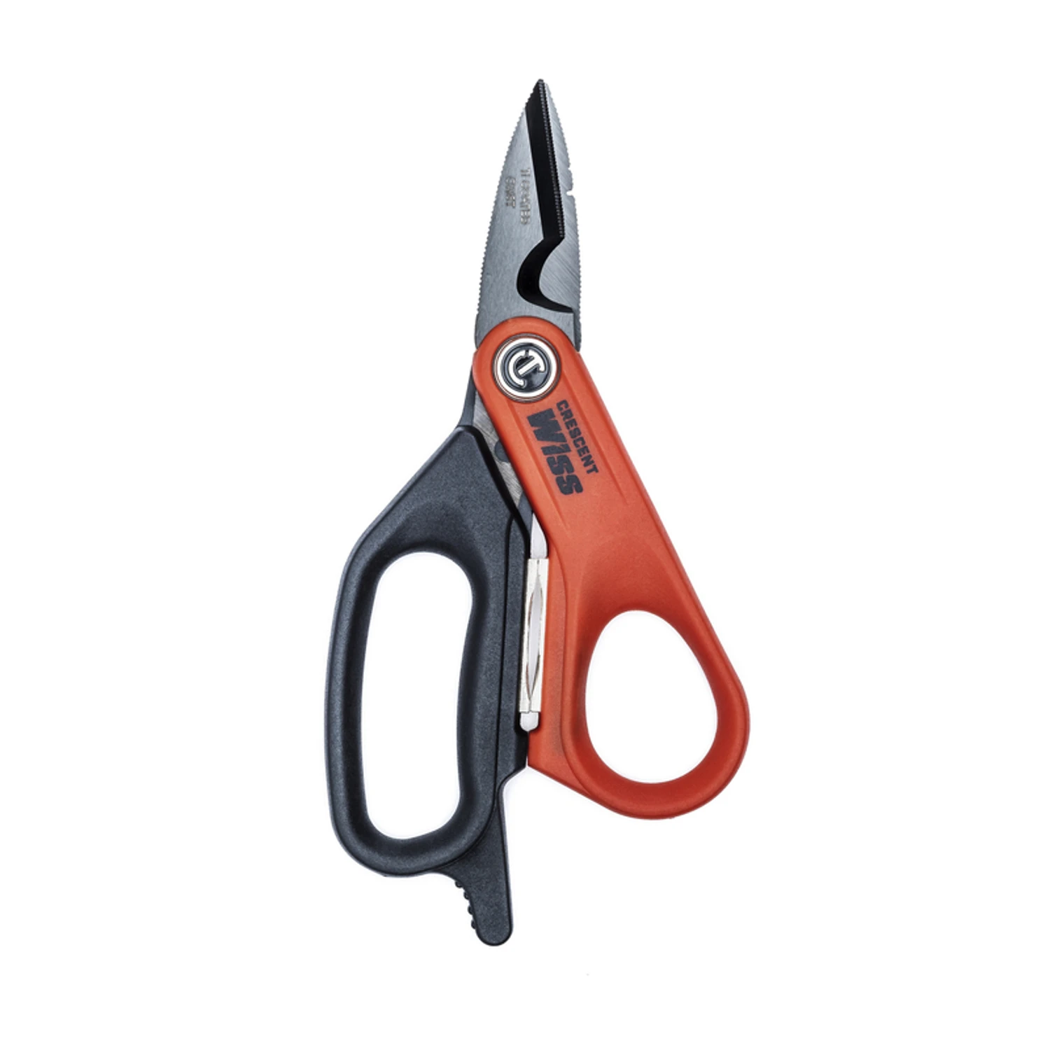 Wiss 6 In. Steel Serrated Electrician Data Shears With Cable Cutter