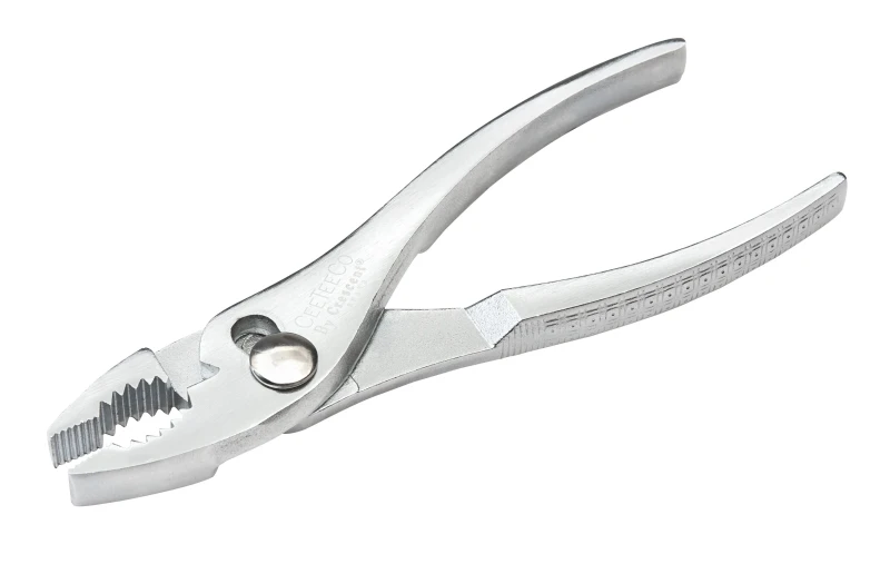 Bright Finish Slip-Joint Pliers, 6 Inch, Durable Steel Construction