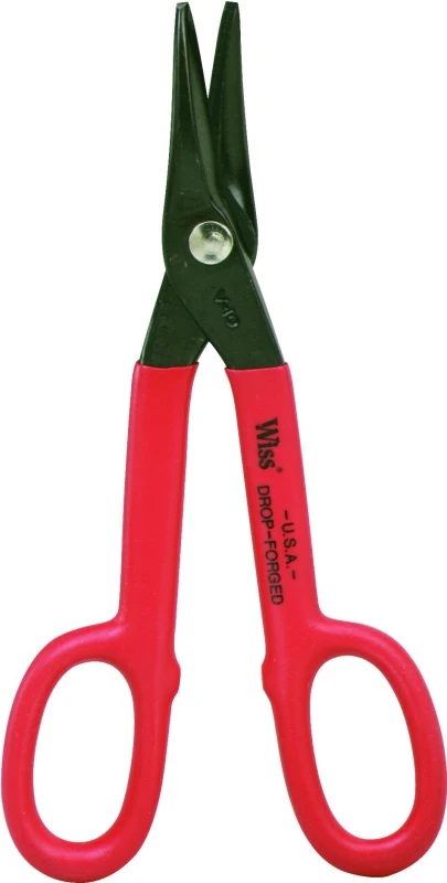 Wiss Duckbill Tinner Snips with Drop-Forged Steel Blades, 10 Inch Length