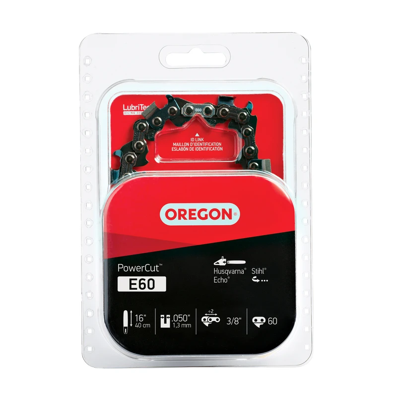 E60 PowerCut 16 Inch Chainsaw Chain for Efficient Cutting