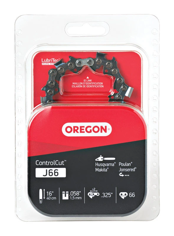 Controlcut J66 Chainsaw Chain For 16 In. Bar - 66 Drive Links - Low Kickback