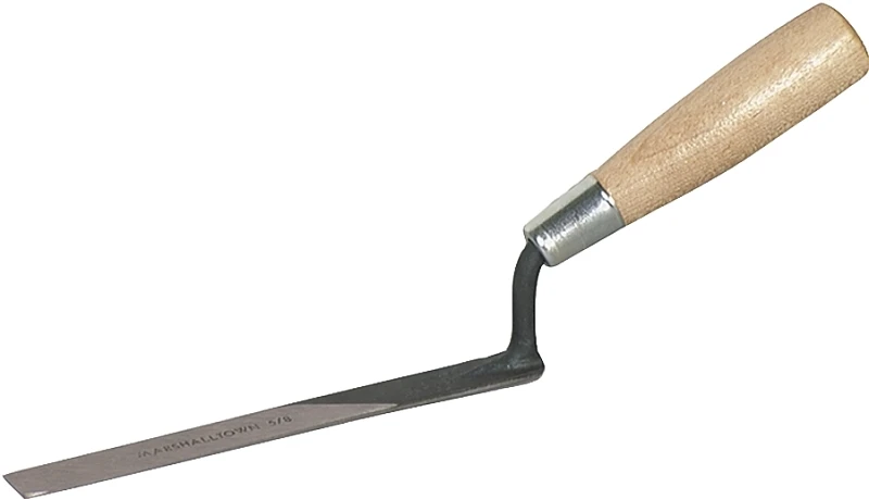 6-3/4 In. X 3/8 In. High Carbon Steel Tuck Pointer With Wood Handle