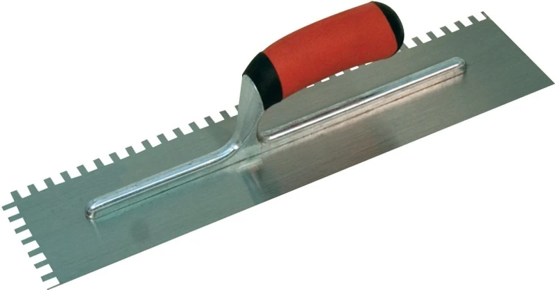 1/2 In. Square Notched Trowel With Soft Grip Handle - 11 In. Length