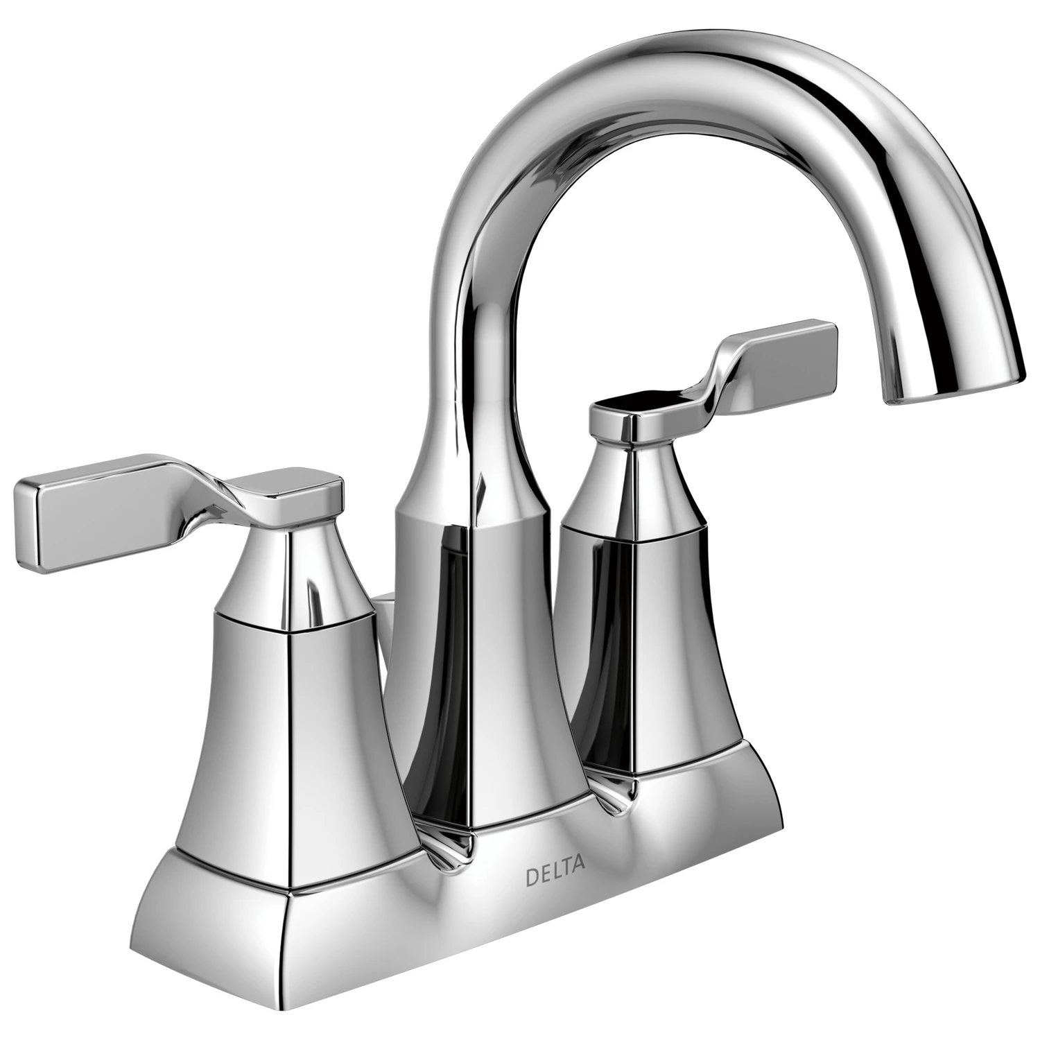 Sawyer High Arc Lavatory Faucet, Two Handle, Chrome Finish