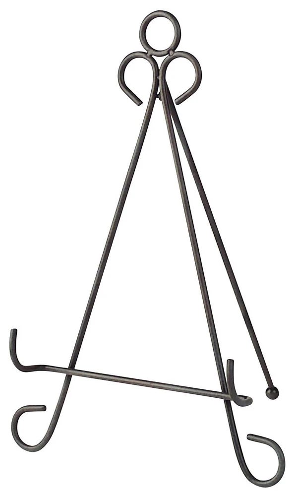 Eg24261 Black Metal Easel Stand For Displays And Presentations
