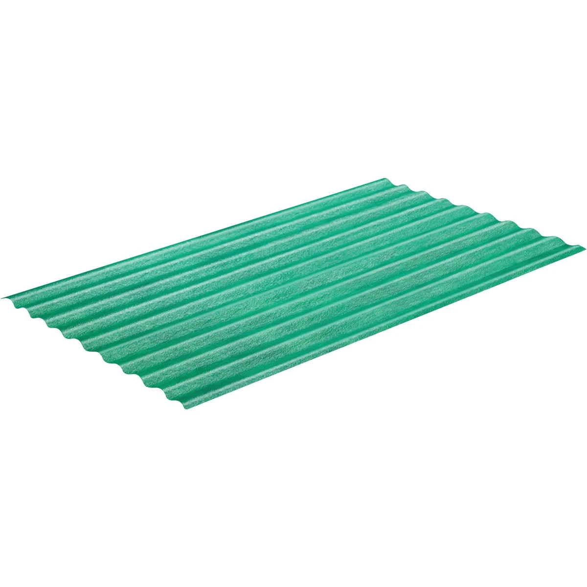 26 In. x 10 Ft. Green 5 oz. Corrugated Fiberglass