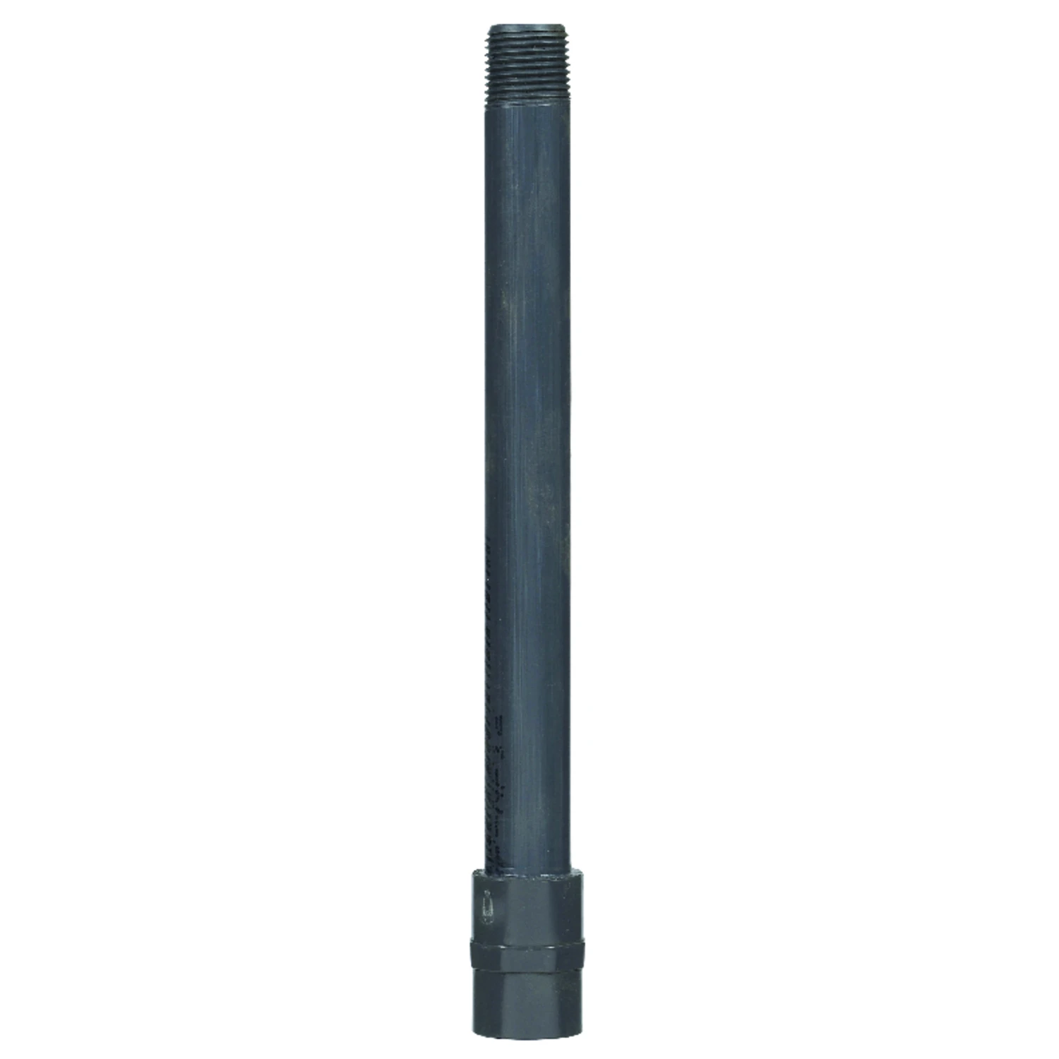 Schedule 80 PVC Coupler Pipe Nipple, 1/2 x 8 In.