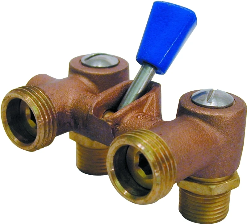 1/2 In. Ips Inlet X 3/4 In. Mh Outlet Dual Washing Machine Valve